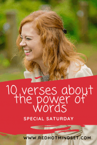 10 Verses About the Power of Words Special Saturday Blog by Red Hot Mindset