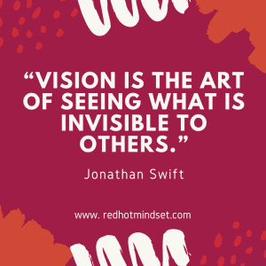 Quote "Vision is the art of seeing what is invisible to others."-Jonathan Swift