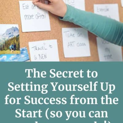 Ep 175 | The Secret to Setting Yourself Up for Success from the Start (so you can crush your goals!) with Gillian Perkins