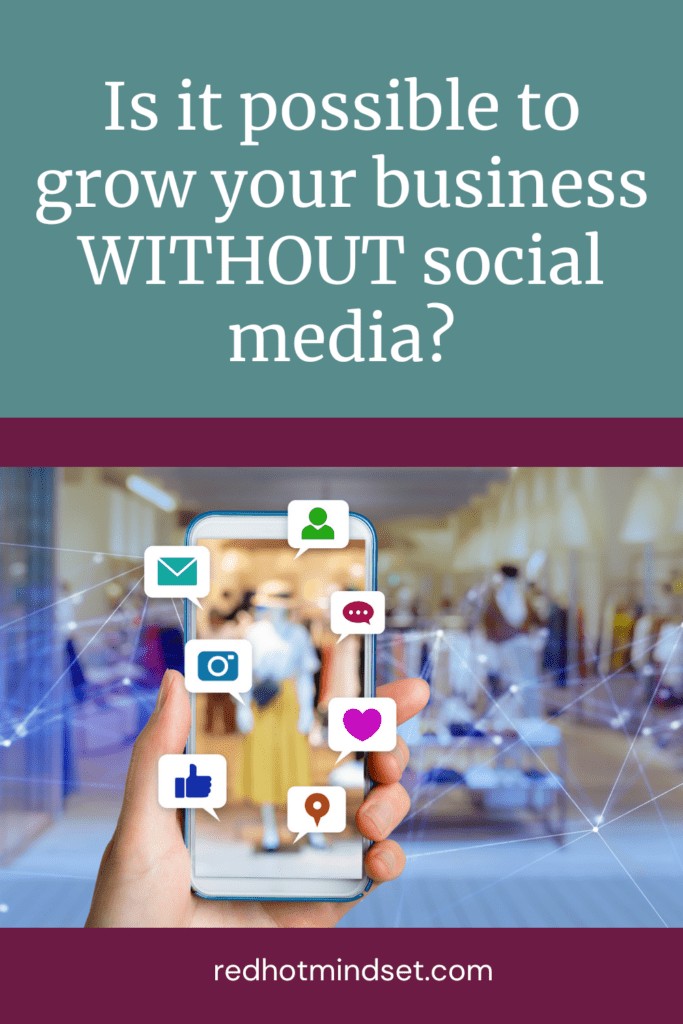 Is it possible to grow my business without social media?