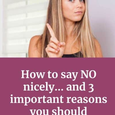 186 | How to say NO nicely… and 3 important reasons you should