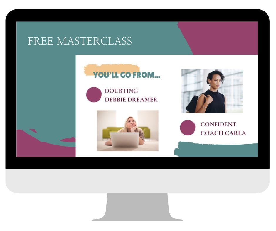 Free masterclass to turn your knowledge into a coaching offer for impact and income