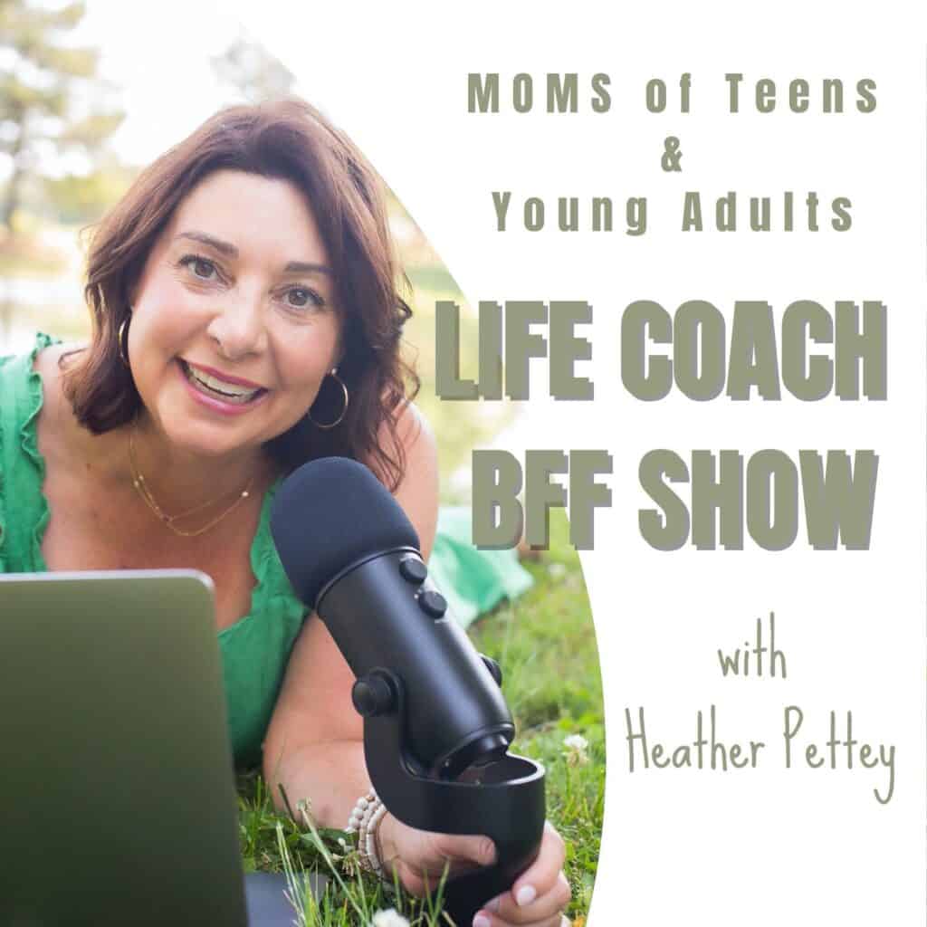 Life Coach BFF Show Podcast cover with Heather Pettey