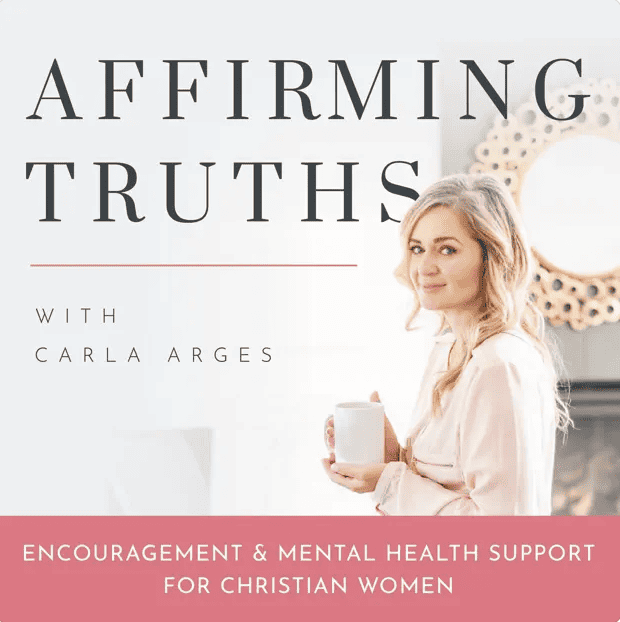 Affirming Truths podcast cover art featuring Carla Arges