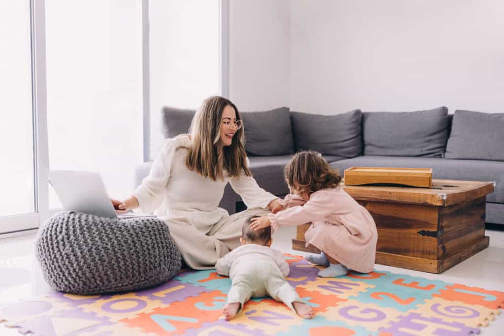 Reasons You Should Dream Big in Life. Woman playing with her children.