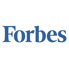 Logo for Forbes - speakers as seen in section