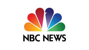 Logo for NBC News - speakers as seen in section