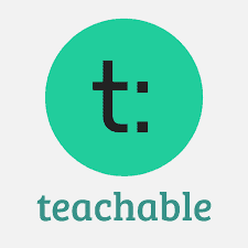 Logo for Teachable - speakers as seen in section