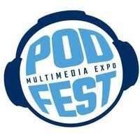 Logo of podfest in the as seen in section on the registration page for GBWS