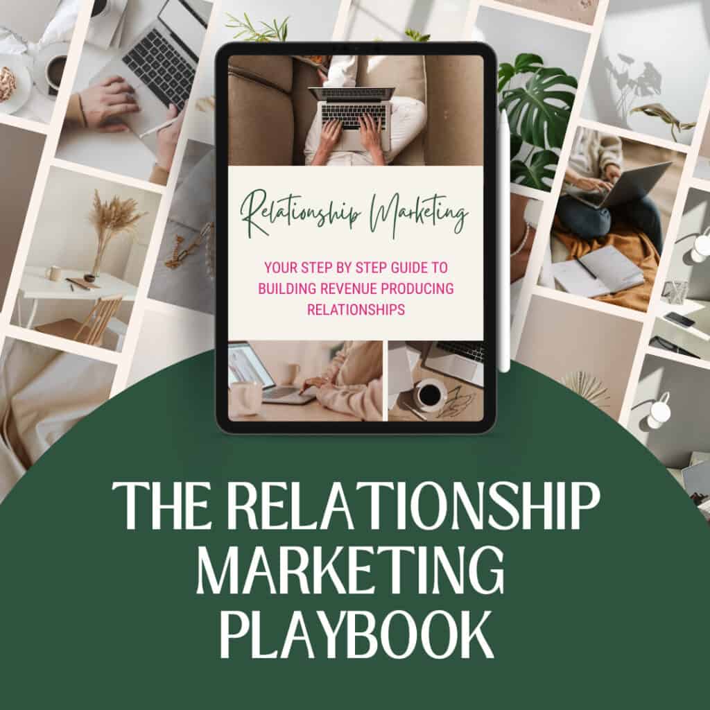 Cover graphic for a VIP bonus offer from Lindsay Fletcher for her Relationship Marketing Playbook